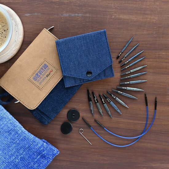 Set extra korte verwisselbare rondbreinaalden - Knitpro Denim | breinaalden sets | hobbygigant.nl Set extra korte verwisselbare rondbreinaalden - Knitpro Denim | breinaalden sets | hobbygigant.nl