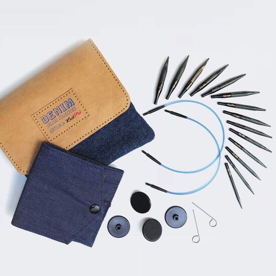 Set extra korte verwisselbare rondbreinaalden - Knitpro Denim | breinaalden sets | hobbygigant.nl Set extra korte verwisselbare rondbreinaalden - Knitpro Denim | breinaalden sets | hobbygigant.nl