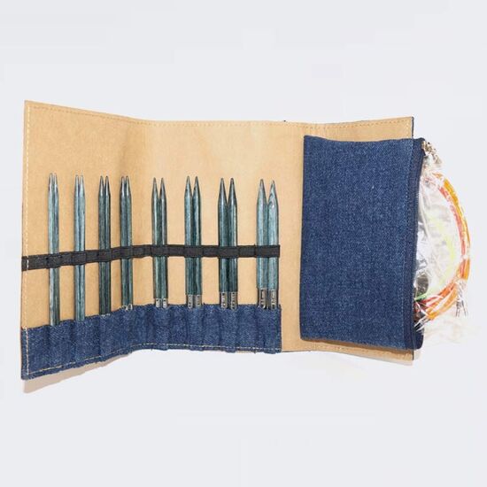 Set verwisselbare rondbreinaalden - Knitpro Denim | breinaalden sets | hobbygigant.nl