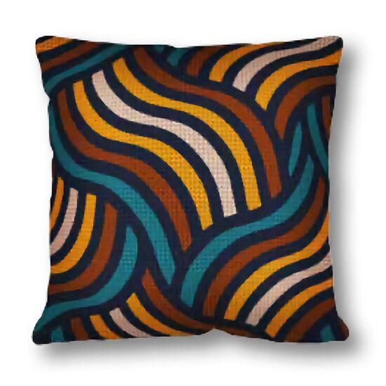 Borduurkussen Golven - SEG de Paris borduurpakket | borduurpakketten | hobbygigant.nl