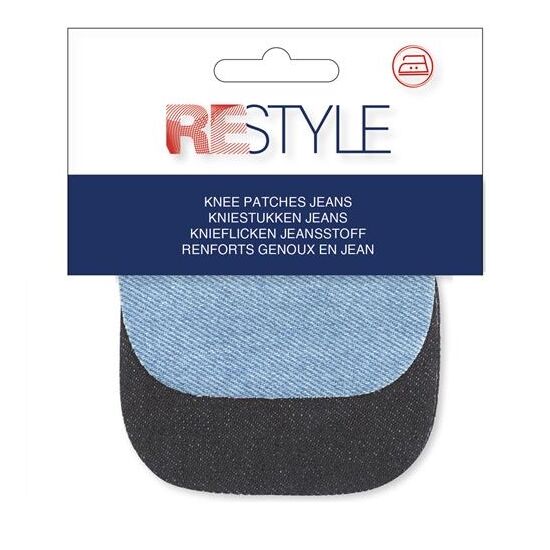 Kniestukken Jeans - Restyle | reparatiedoek | hobbygigant.nl