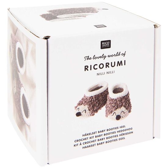 Baby slofjes egel haken - Rico Design haakpakket | hobbygigant.nl