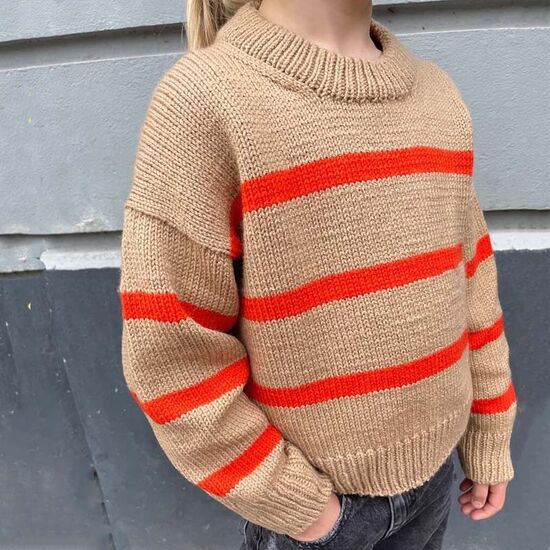 Kindertrui Marseille breien - PetiteKnit breipakket, 2 image