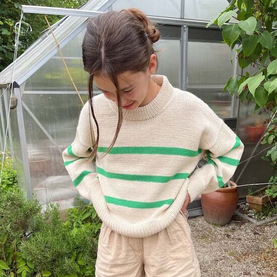 Kindertrui Marseille breien - PetiteKnit breipakket | hobbygigant.nl