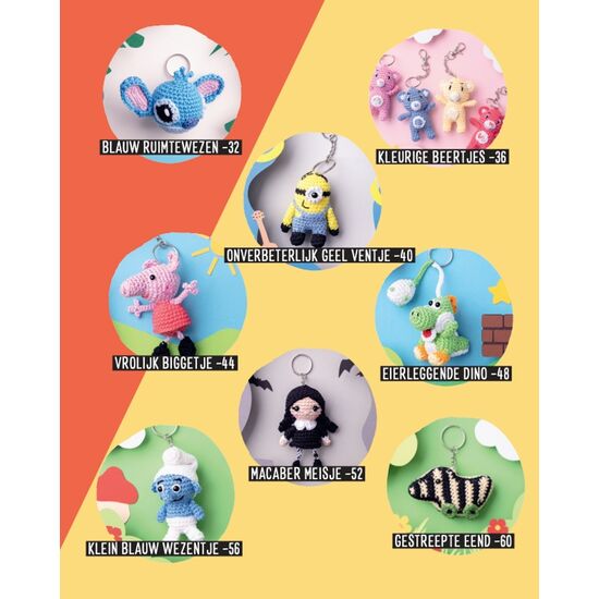 Sleutelhangers haken - Kosmos haakboek | hobbygigant.nlSleutelhangers haken - Kosmos haakboek | hobbygigant.nl