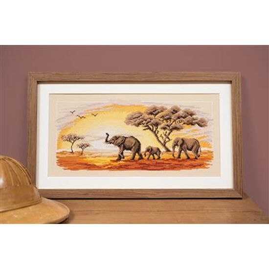 Olifanten borduren - Vervaco borduurpakket | hobbygigant.nl