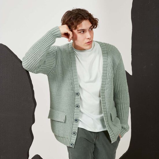 Merino herenvest breien - Lang Yarns Merino+ breipakket | hobbygigant.nl