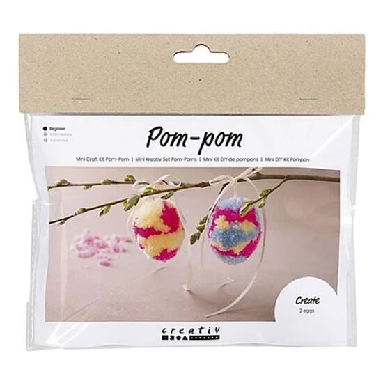 Paaseieren van pompons maken DIY pakket - Creativ Company | hobbygigant.nl