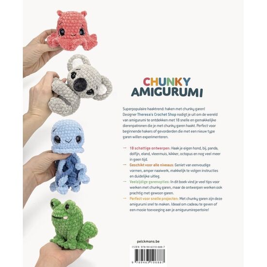 Chunky amigurumi - Pelckmans haakboek | hobbygigant.nl