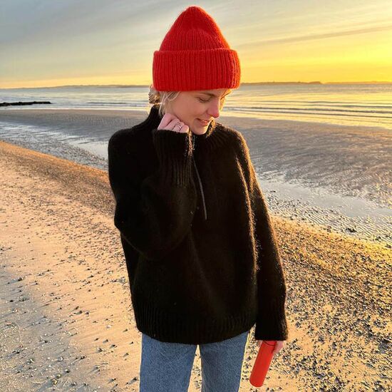 Dames zipper sweater breien - PetiteKnit breipakket | hobbygigant.nl