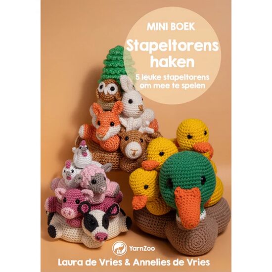 Mini boek stapeltorens haken - Yarnzoo haakboek | hobbygigant.nl
