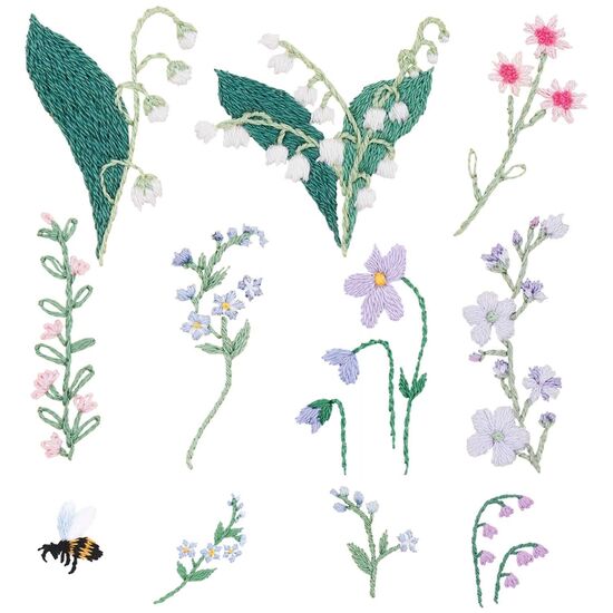 Stick & Stitch Kit Bloemen - Rico Design | hobbygigant.nl