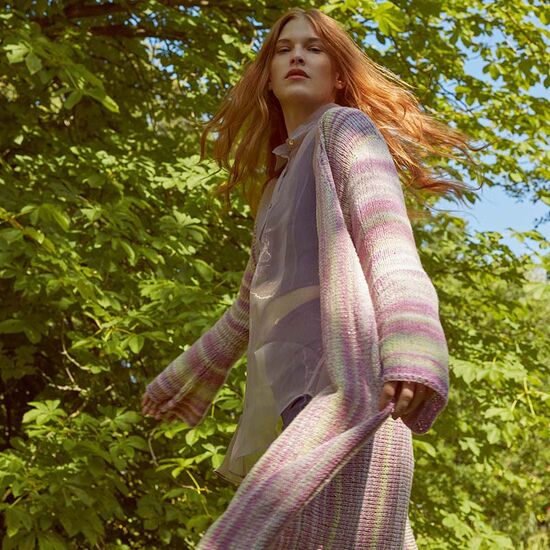 Lang damesvest Najra breien - Lang Yarns breipakket | hobbygigant.nl