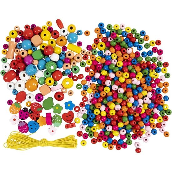 Sieraden maken met houten kralen - Creativ Company DIY pakket | hobbygigant.nl