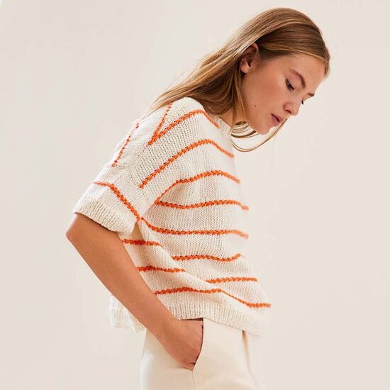 Zomer dames shirt breien - Lana Grossa breipakket | hobbygigant.nlZomer dames shirt breien - Lana Grossa breipakket | hobbygigant.nl