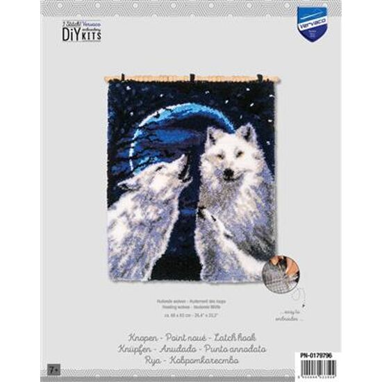 Wandkleed huilende wolven – Vervaco smyrna pakket | hobbygigant.nl Wandkleed huilende wolven – Vervaco smyrna pakket | hobbygigant.nl