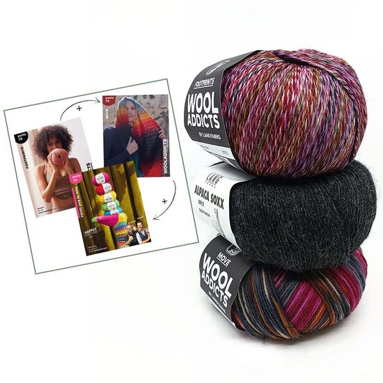Actie pakket sokkengarens voor het hele jaar - 3 bollen Lang Yarns | hobbygigant.nl