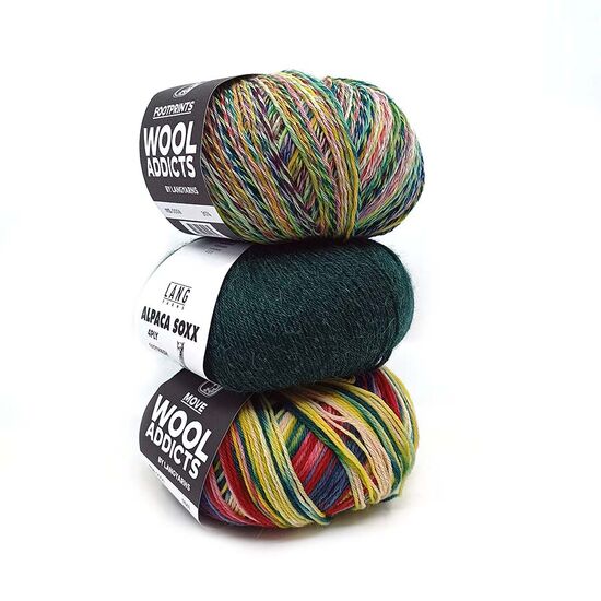 Actie pakket sokkengarens voor het hele jaar - 3 bollen Lang Yarns | hobbygigant.nl