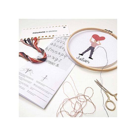 Borduurpakket Figurico You Rock My World - Rico Design | hobbygigant.nl