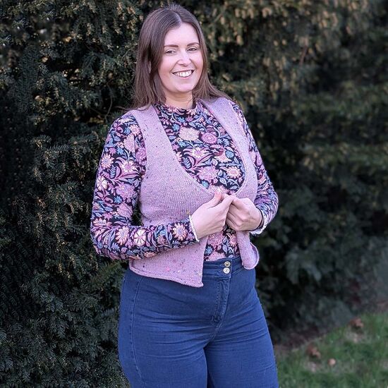 Dames gilet Coco breien - Hobby Gigant breipakket | hobbygigant.nl