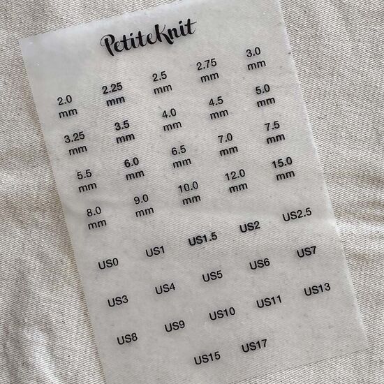 Breinaalden etui voor sokkennaalden - PetiteKnit | hobbygigant.nl