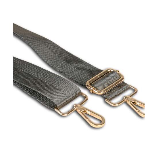 Schouderband tas - 40 x 135 cm | zelf tas maken - grijs | hobbygigant.nl