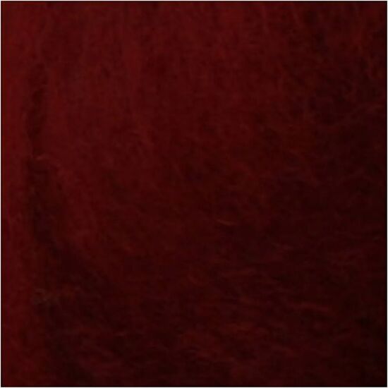 Gekaarde viltwol warm rood | hobbygigant.nl