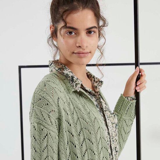 Ajour vest breien - Lang Yarns breipakket | hobbygigant.nl