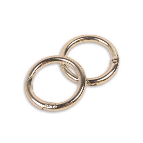 Ronde karabijnhaak 33,5 mm zilverkleurig | hobbygigant.nl