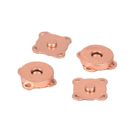 Knoop met magneetsluiting - 2 stuks - rose | knopen | hobbygigant.nl