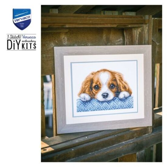 Hondje borduren - Vervaco borduurpakket | hobbygigant.nl