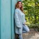 Damesvest Misty Ombelle breien, Kleurnummer: Aqua
