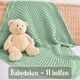 Baby dekentje haken met wafelsteek - haakpatroon