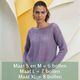 Mohair damestrui breien - Lang Yarns breipatroon