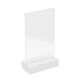 Houten standaard Wit met dubbele acrylplaat 10 x 15 cm Rico Design | HobbyGigant Houten standaard Wit met dubbele acrylplaat 10 x 15 cm Rico Design | HobbyGigant