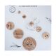 Houten knopen 30 mm 3 stuks - 2343 Deknofa | HobbyGigant