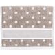 Badlaken beige met stippen met borduurrand | Rico Design | HobbyGigant