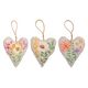 Deco hartjes met wilde bloemen borduren - set van 3 - Vervaco borduurpakket | borduurpakketten | hobbygigant.nl