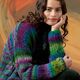 Damestrui Anna breien - Lang Yarns Cloud Tweed breipakket